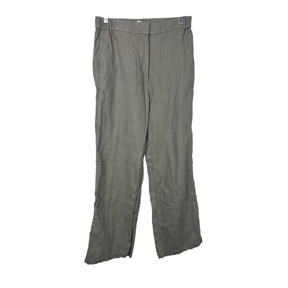 COS Women’s 100% Linen Relaxed Elasticated Straight Leg Pants size 6 - Picture 1 of 8